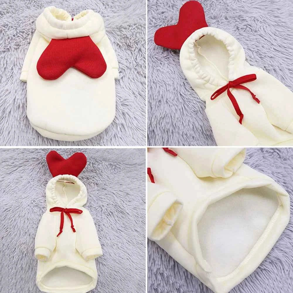 Cute Fruit Dog Clothes for Small Dogs Hoodies Warm Fleece Pet Clothing Puppy Cat Christmas Costume Coat Chihuahua Jacket Suits