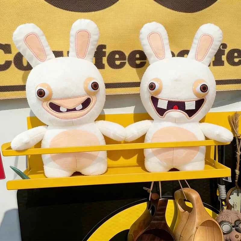 Kawaii Crazy Scream Rabbit Plush Toy – Funny Creative Stuffed Animal Doll (30–80cm, 2 Styles)