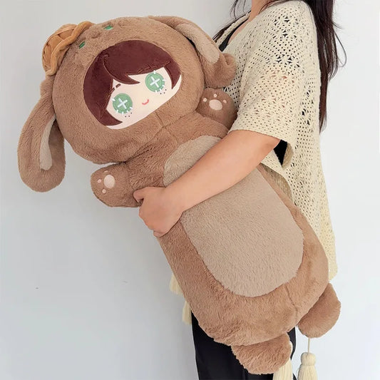 Long Cosplay Animal Plush Pillow – Giant Soft Character-Inspired Stuffed Toy Gardener 31.5" (80cm)