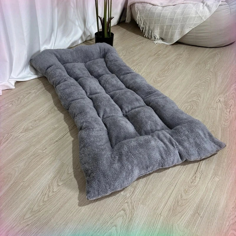 Large Dog Bed Mat – Double-Sided Warm Sleeping Pad Gray