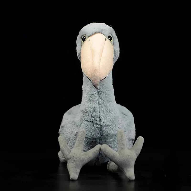 Kawaii Realistic Shoebill Plush Doll - Soft Stuffed Bird Pillow and Unique Gift, 45cm