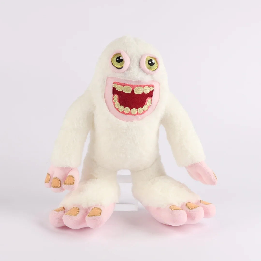 Kawaii Mammott My Singing Monsters Plush Doll - Soft Stuffed Monster Fan Gift, 30cm White 30cm (11.8")