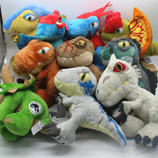 Jurassic Dinosaur Plush Toy – 9.8" (25cm) Soft Stuffed Dino Doll