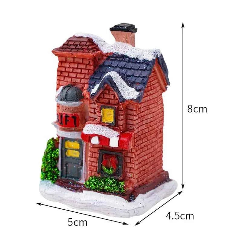 Cute Christmas House LED Night Light (2.4-3.5 in) - Home Ornaments Xmas Gift