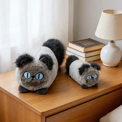 Kawaii Brown Cat Plush Pillow – 30 cm or 46 cm Brown cat