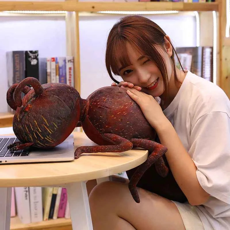 Giant Lifelike Ant Plush Toy (18.1-39.4 in) - Soft Stuffed Insect Animal Pillow Gift