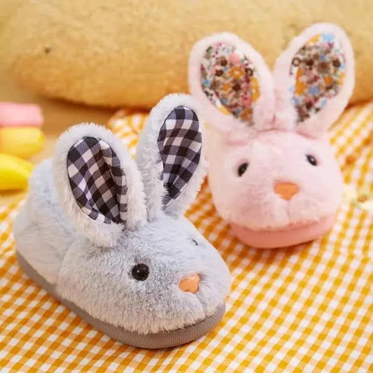Children Indoor Slippers Winter Warm Cotton Shoes Kids Home