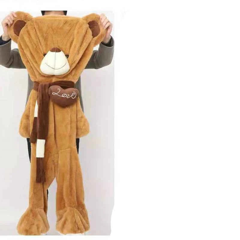Giant Empty Bear Plush Skin (31.5-78.7 in) - Soft Animal Love Scarf Cushion Cover Gift