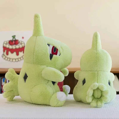 Kawaii Green Dino Anime Plush Toy – Soft Stuffed Cartoon Dinosaur Pillow (35–70cm)