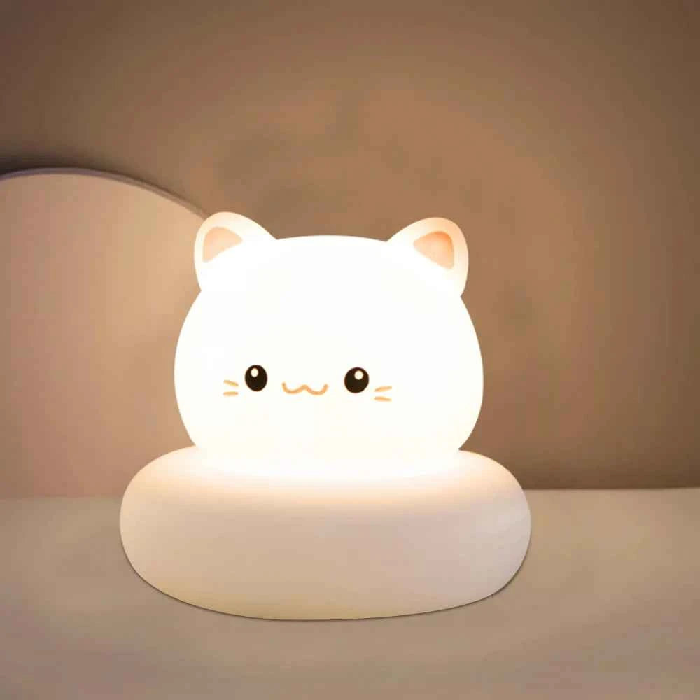 Cute Animal Night Light for Kids - 3 Level Dimmable Nursery Sleeping Lamp
