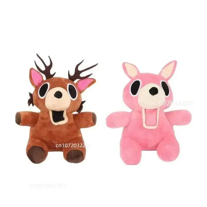 Forest Animal Plush Toy – Elk Deer & Owl Stuffed Doll 2pcs 11