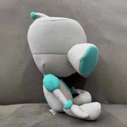 Green Alien Plush Toy – 3D Eyes Soft Stuffed Doll