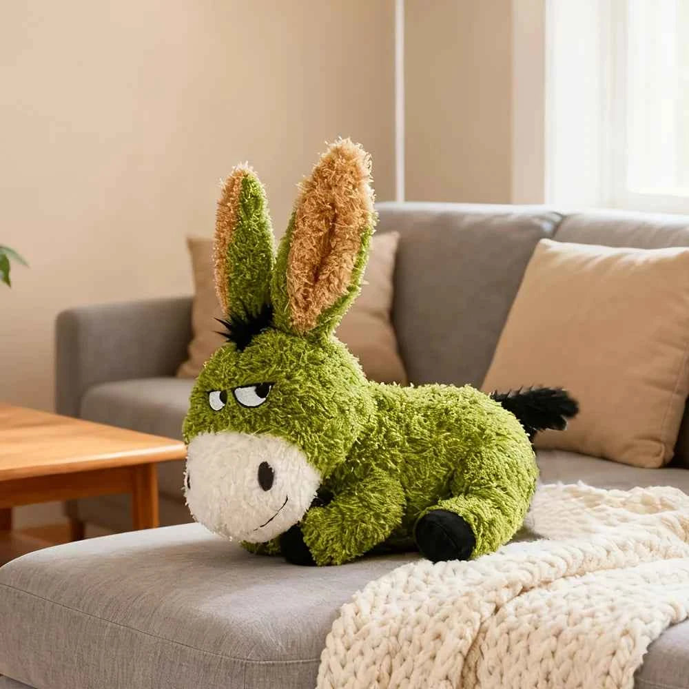 Donkey Dog Plush Toy – Durable Squeaky Chew Toy for Dogs
