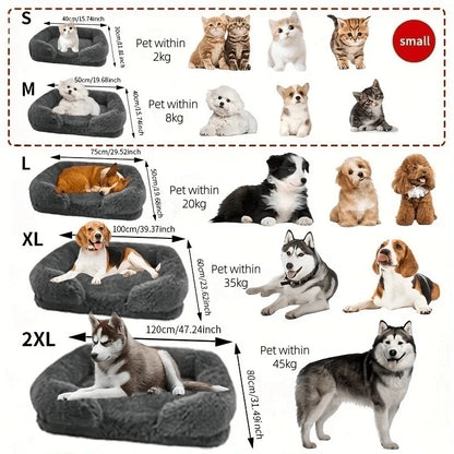 Orthopedic Memory Foam Dog Bed – Waterproof Calming Sofa Bed