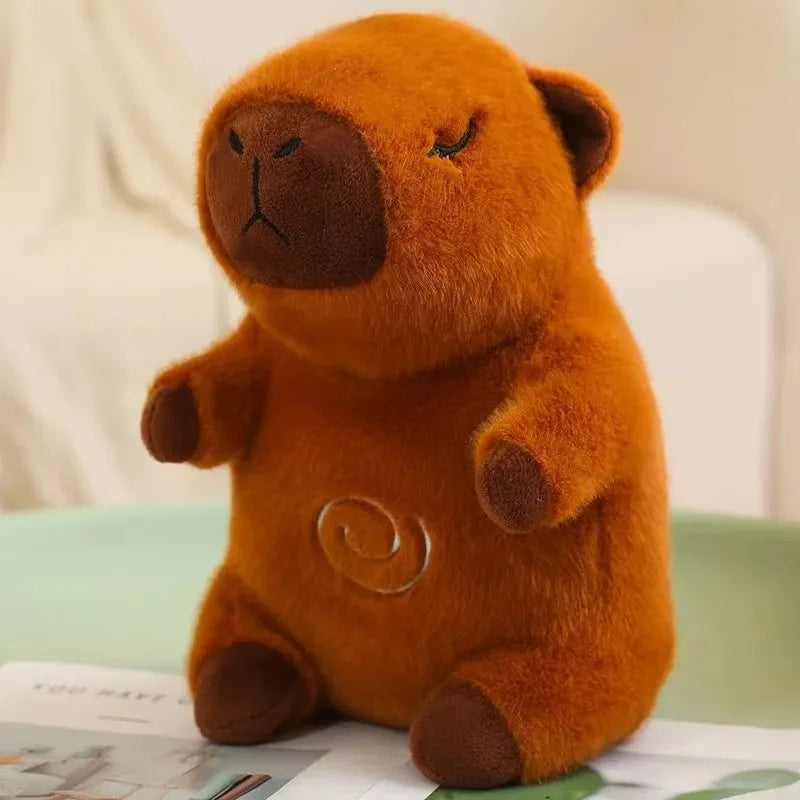 Breathing Animal Plush Toy – Sound & Light Sleep Companion