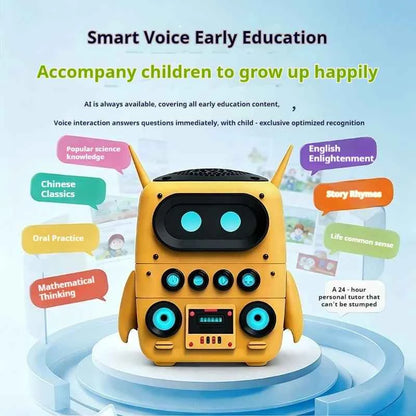 AI Smart Robot Speaker – Intelligent Voice Chat Companion & Portable Wireless Speaker for Home & Study (3 Colors)