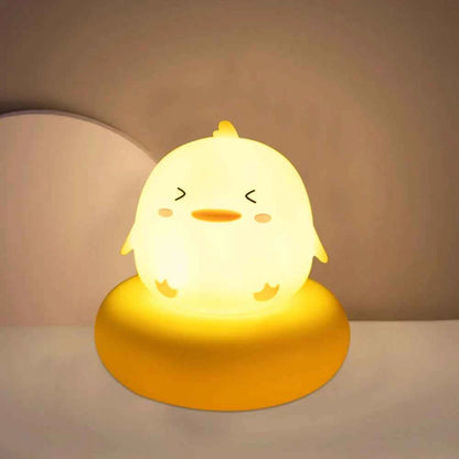 Cute Animal Night Light for Kids - 3 Level Dimmable Nursery Sleeping Lamp