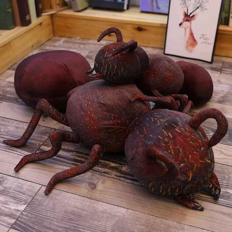 Giant Lifelike Ant Plush Toy (18.1-39.4 in) - Soft Stuffed Insect Animal Pillow Gift