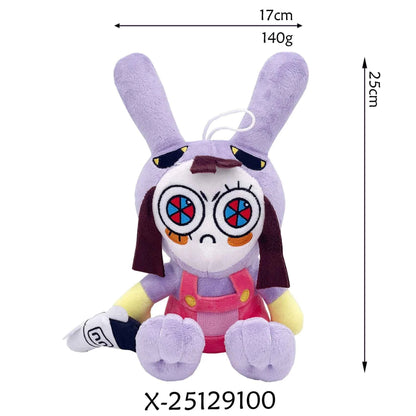 Digital Circus Character Plush Toy – Soft Stuffed Rabbit & Clown Doll