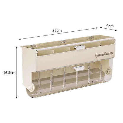 A double-layer cute hair accessory storage box girl hair cream