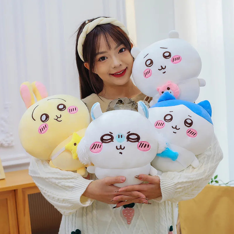 Kawaii Plush Doll Pillow – Soft Cartoon Animal Plush Toy