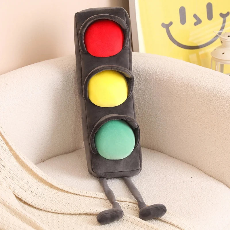 Traffic Light Plush Toy – Giant Funny Signal Light Stuffed Pillow Traffic Lights