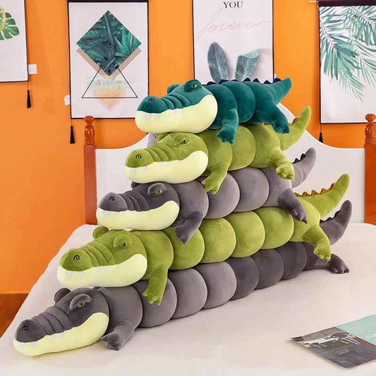 Giant Crocodile Plush Pillow – Long Stuffed Crocodile Body Pillow