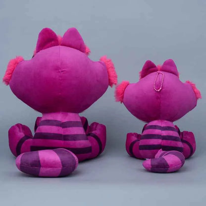 New Plush Stuffed Toy Cute Alice Wonderful Cat Cheshire Cat Kawaii Plush Doll Backpack Decoration Children's Birthday Gift