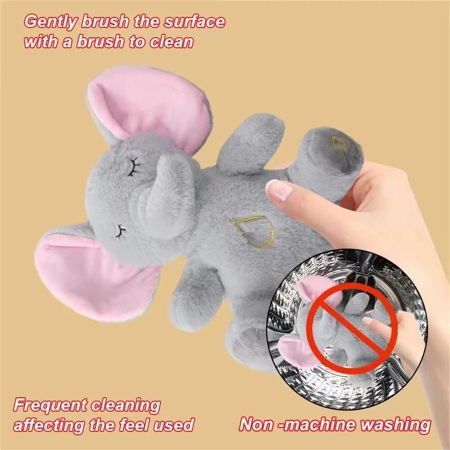 Breathing Teddy Bear Plush Toy – Music & Light Interactive Companion
