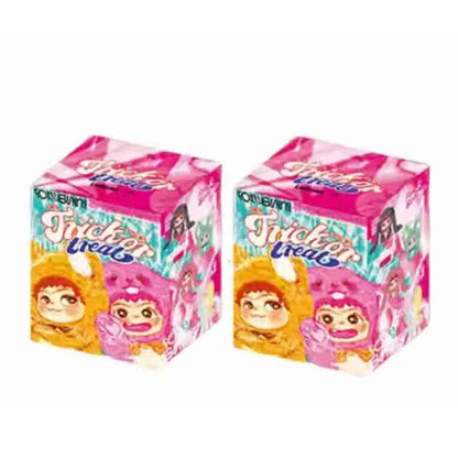 Wakuku Fox & Bunny Trick-or-Treat Blind Box - Surprise Bag Toy, Cute Action Figures, Anime Dolls, Keychain Collectibles