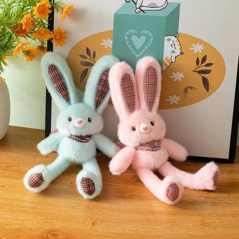 Kawaii Little Rabbit Plush Doll – Handmade Anime Style Stuffed Toy