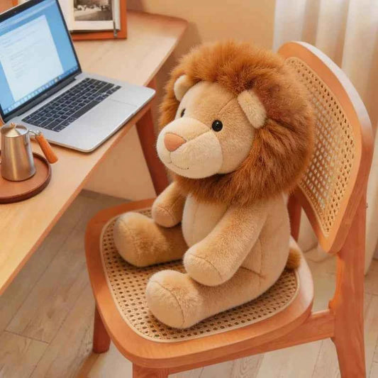 Kawaii Lion Plush Toy – Soft Cartoon Stuffed Animal Doll