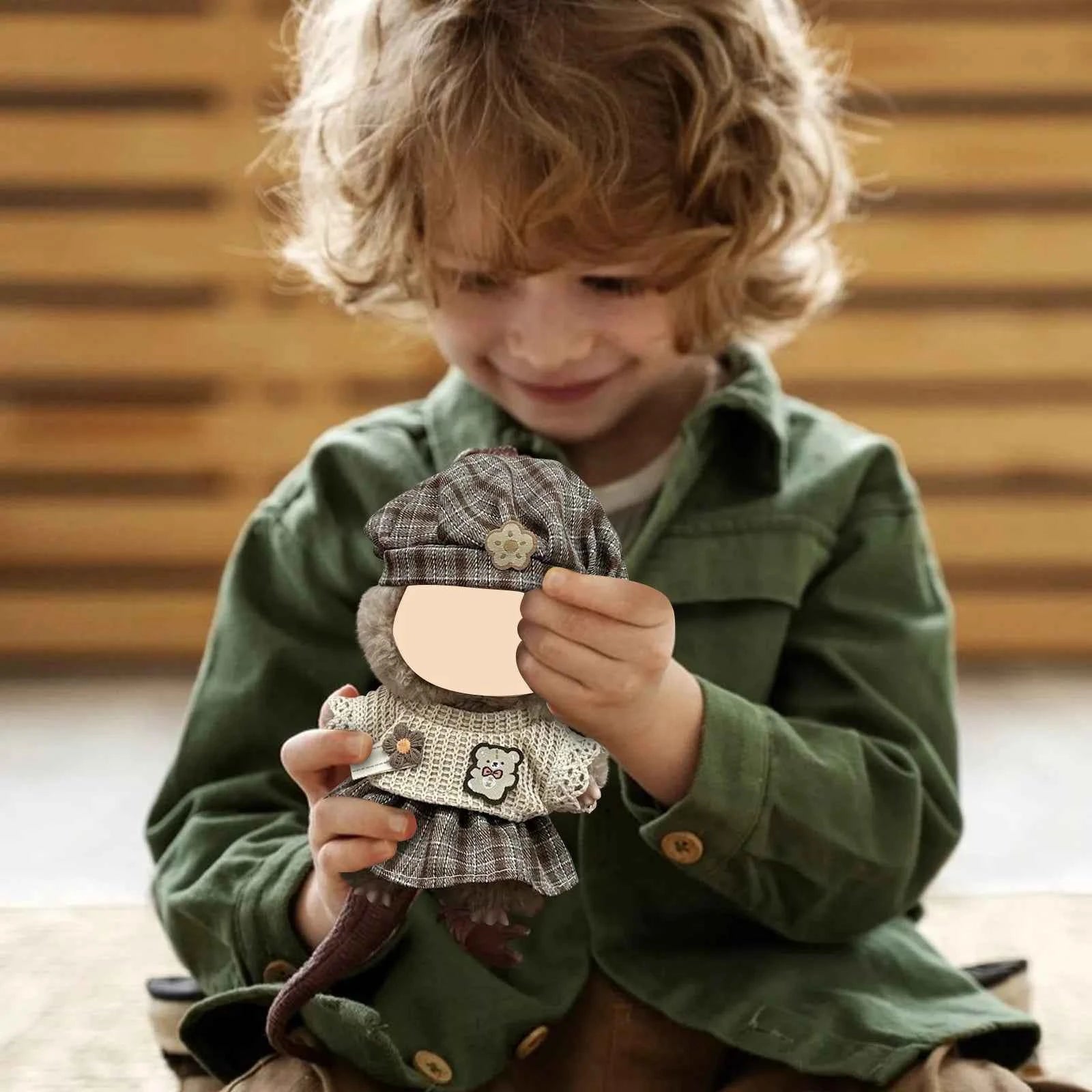 17cm Cute Set Labubu Doll Clothes Outfit Accessories Doll Clothing Kid Toy Girl Gift