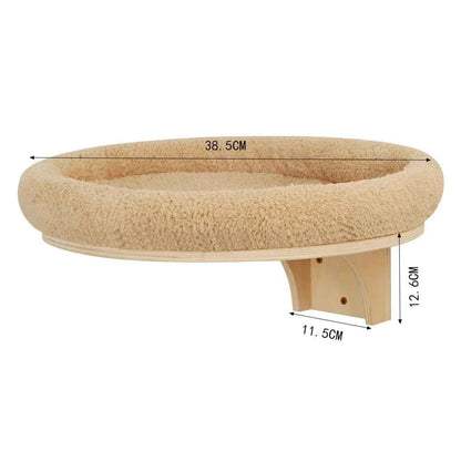 1 Piece Wall-mounted Cat Climbing Rope Solid Wooden Pedals Wall mounted nest China Mainland