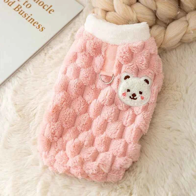 Winter Warm Hairless Cat Clothes for Cats Gotas Cute Pet Cardigan Sweater with Buckle Sphynx Kedi Vest mascotas Costume Clothing