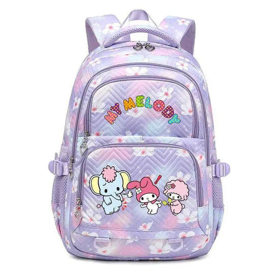 My Melody Waterproof Children Backpack - Princess Schoolbag for Teenage Girls (16.9 in)