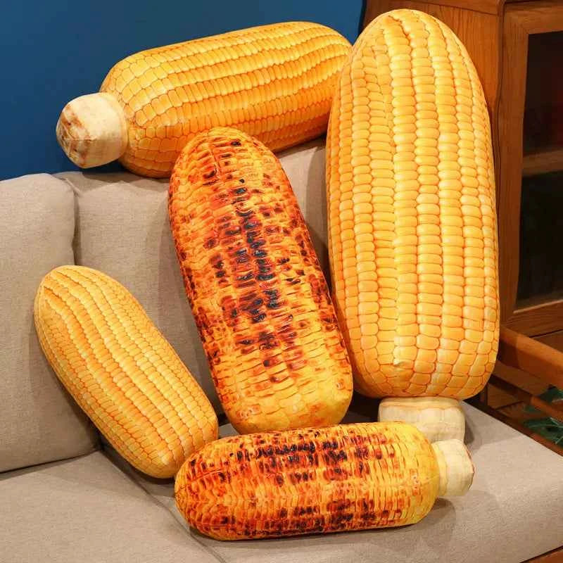 Roasted Corn Plush Toy – Giant Lifelike Corn Cob Plush Pillow