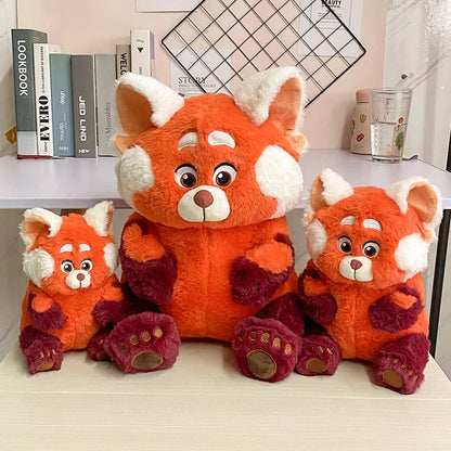 Kawaii Red Panda Plush Toy - Soft Cuddly Stuffed Animal Inspired by Turning Red, 3 Sizes