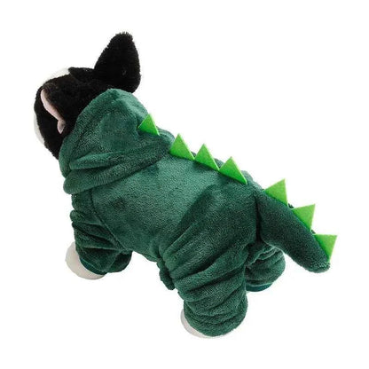 Dog Dinosaur Design Costume Cat Dog Dinosaur Hoodies Soft And Warm Pet Clothes Funny Costume For Dog Cat