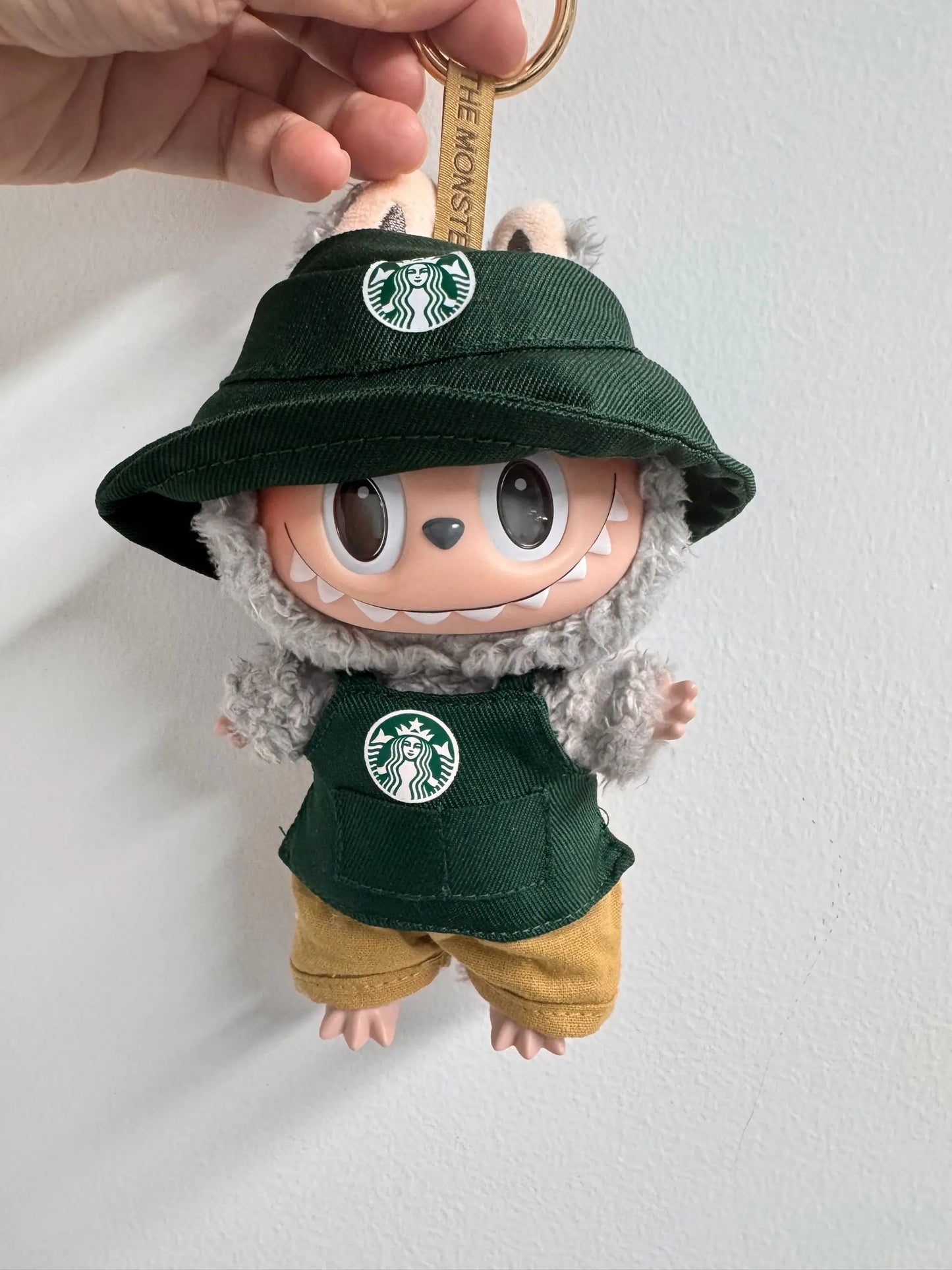 Labubu Doll Clothes (5.9-6.7 in) - BJD V1 V2 V3 Coffee Suit Clothing Accessory