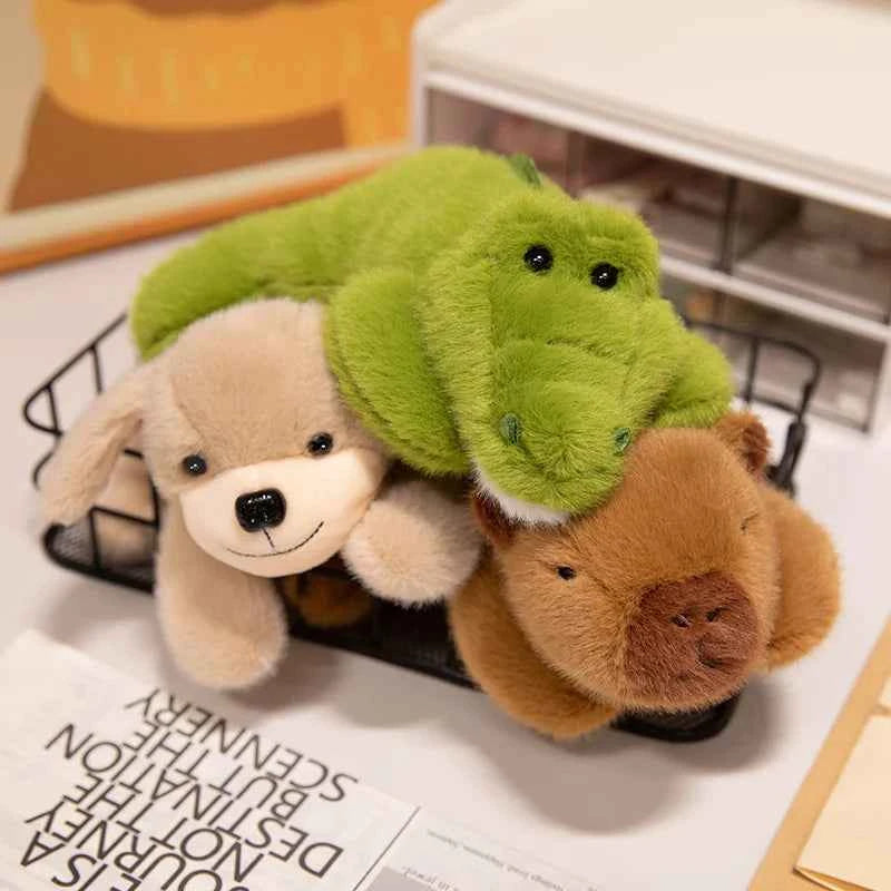 Kawaii Cartoon Plush Wrist Rest Doll (7 in) - Horse, Duck, Cow, Frog Stuffed Animal Office Companion