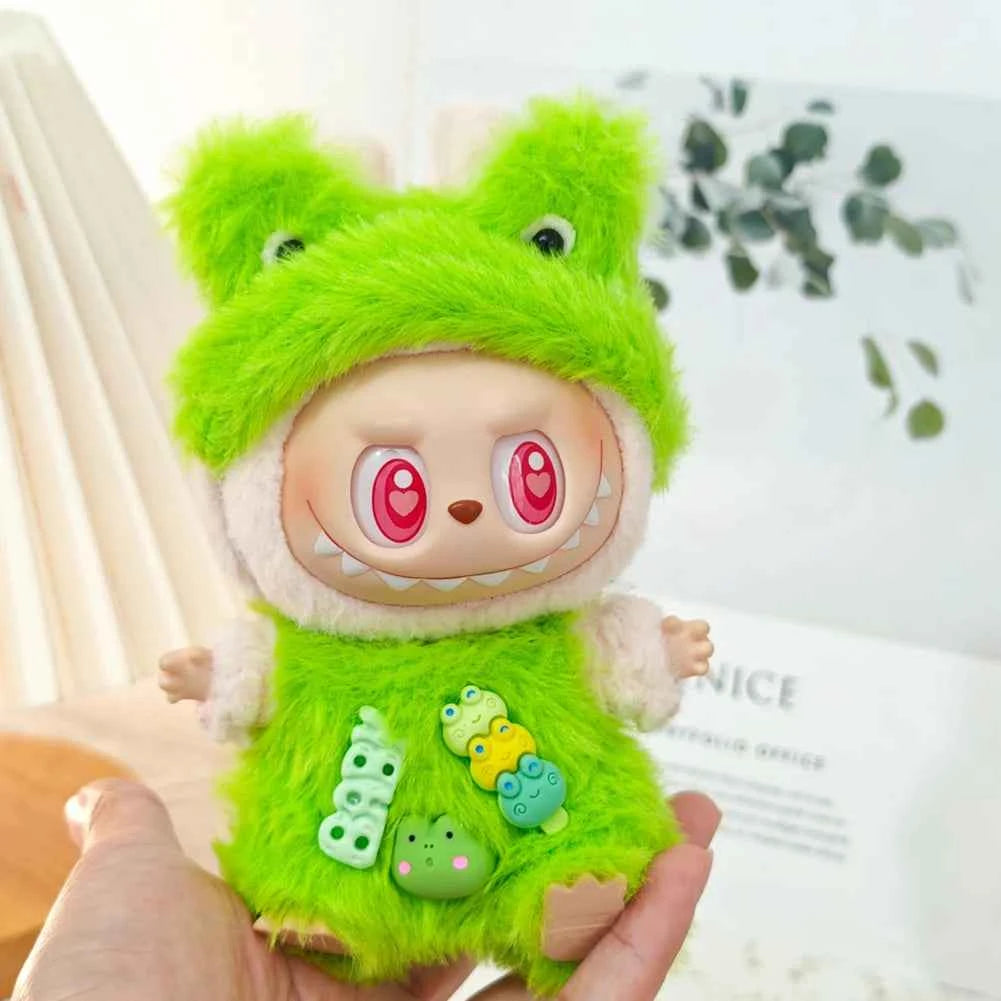 17CM Plush Doll Clothes Kawaii Doll Clothes Plush Doll Changing Clothes Dolll Clothes Suit Dolls Accessories