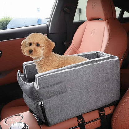 Car Center Console Pet Bed Mat Fiber Pet Safety Seat Cat &