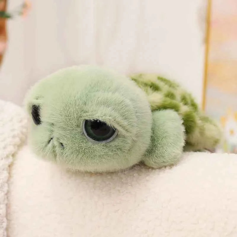 Cute Big Eyes Turtle Plush Toy – Soft Stuffed Sea Turtle Doll