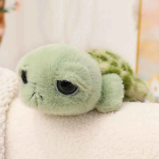 Cute Big Eyes Turtle Plush Toy – Soft Stuffed Sea Turtle Doll