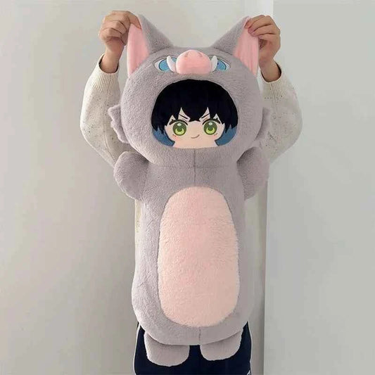 Boar Warrior Plush Body Pillow – Long Anime-Inspired Plush Toy