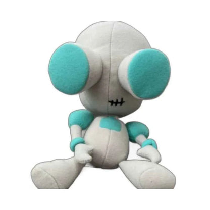 Green Alien Plush Toy – 3D Eyes Soft Stuffed Doll