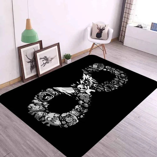Pixel Game Entrance Floor Mat – Washable Non-Slip Area Rug for Bedroom and Living Room