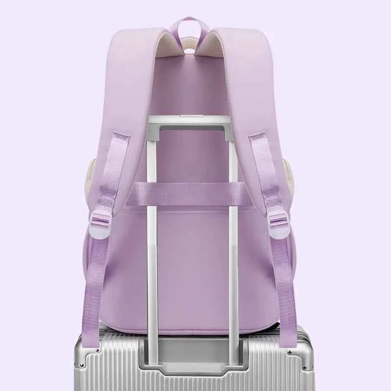 Hello Kitty Large Capacity Backpack Cartoon Daypack Travel Commute Knapsack School bag for Kids Girls Mochila With Coin Purse