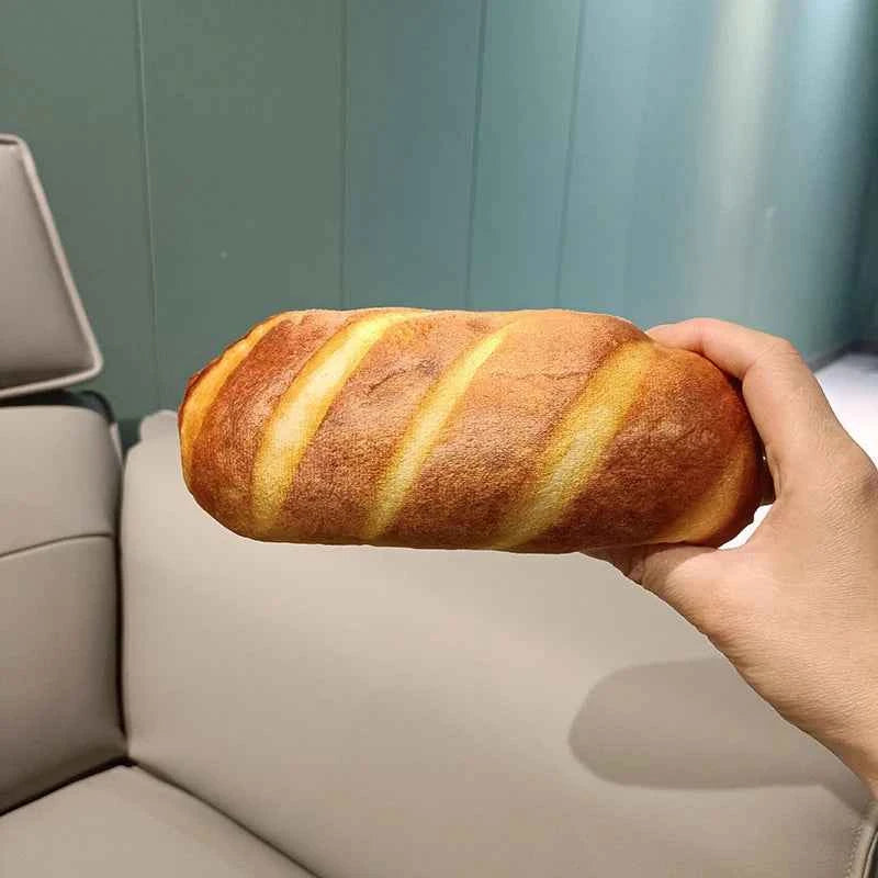 Giant Kawaii Bread Plush Pillow (15-27.6 in) - Soft Food Cushion Toy Christmas Gift